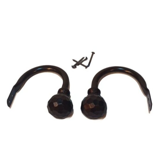 SZXIMU Heavy Duty Curtain/Drapery Holdbacks Brushed Bronze W/ Screws-2 Pieces - Picture 8 of 9